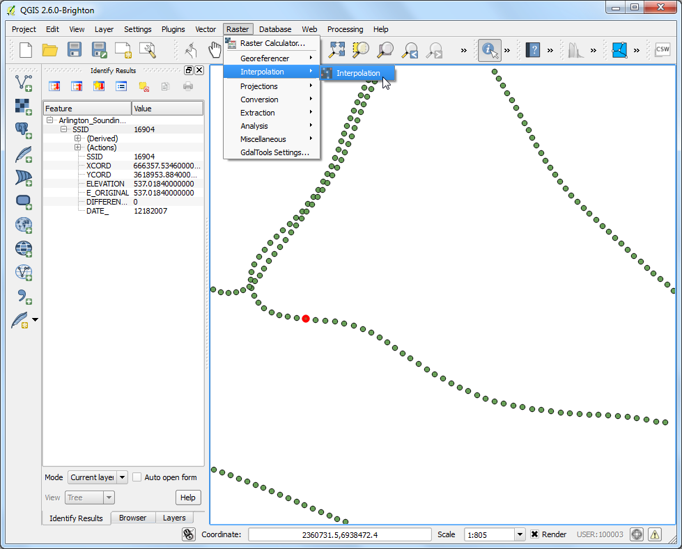 Привязка в qgis